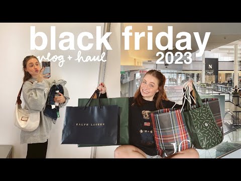 BLACK FRIDAY HAUL & VLOG 2023 (we woke up at 4am...lol)