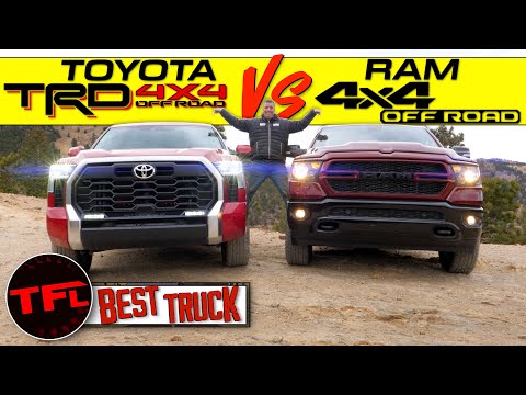 It's On! Can The 2022 Toyota Tundra TRD Off-Road Keep Up With The Ram 1500 BackCountry?