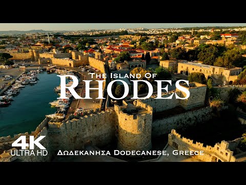 [4K] RHODES 🇬🇷 Ρόδος 1 HOUR Drone Aerial | Rhodos Rodos Lindos GREECE Δωδεκάνησα Dodecanese Ελλάδα