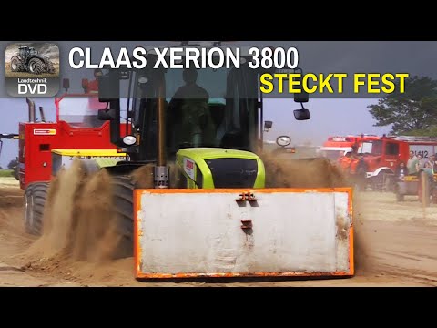 Claas Xerion 3800 steckt fest