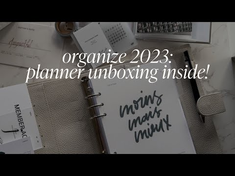 Ultimate Planner Unboxing & Review: Organize & Archive Your Memories Cloth & Paper