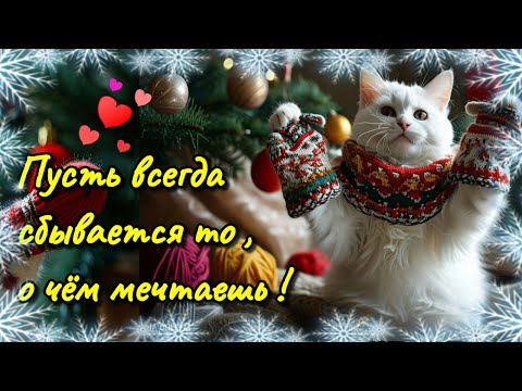 🌞☕🍰Самого доброго зимнего утра!🌞Благословенного дня!🌞Красивая музыкальная открытка 💗