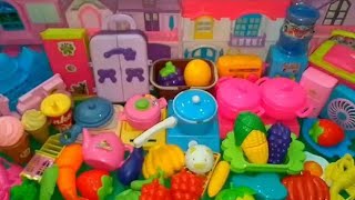 Relaxing Review||Most Satisfying Hello Kitty Mini Plastic kitchen Toys||#kitchenset#789💚💜