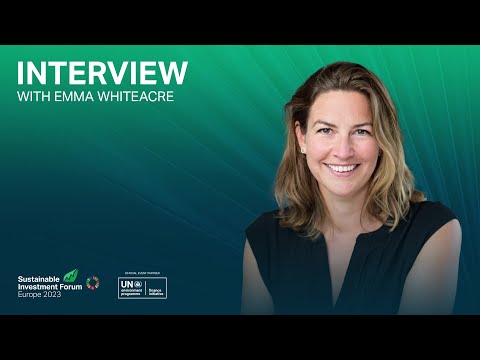 Interview with Emma Whiteacre, Verisk Maplecroft | Sustainable Investment Forum Europe 2023