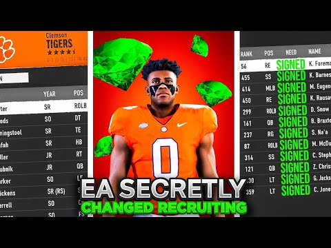 EA Secretly Changed Recruiting Again in College Football 25 Dynasty