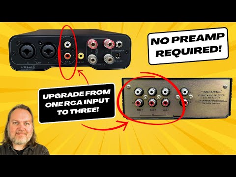 How to EASILY add more RCA inputs to a CLASS D amp without using a preamp!