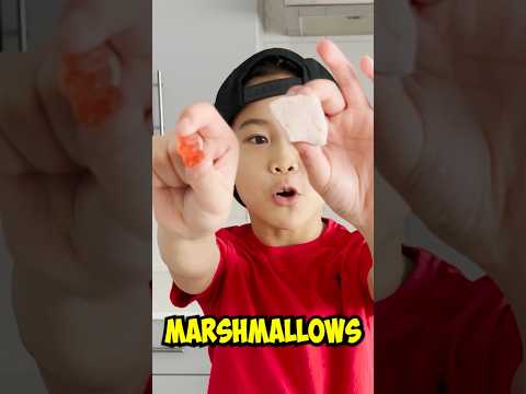 Gummy Bear Marshmallows! Homemade Snacks! #shorts #food #kavenadventures