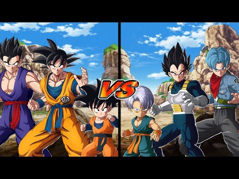 Goku Family Team vs Vegeta Team family - Dragon Ball Sparking! Zero