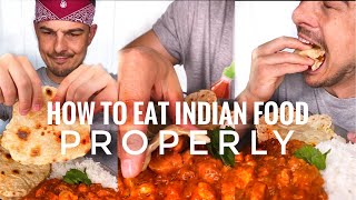 HOW to EAT INDIAN food properly😍❣️finally with the right song😅❣️|CHEFKOUDY