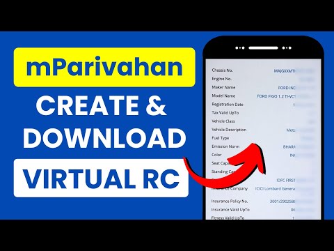 How to Create and Download Virtual RC Online in NextGen mParivahan Application?