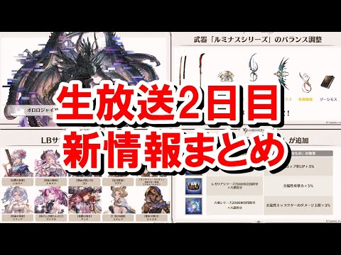 グラブルフェス2024 生放送2日目新情報まとめ 【グラブル】