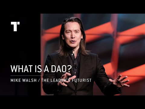 What Is A DAO? Will They Be The Future Of Business? | Mike Walsh | Futurist Keynote Speaker