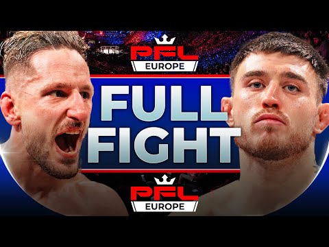 Lightweight Title Deciding Fight! | Jakub Kaszuba v Connor Hughes | Full Fight | PFL Europe 4 2024