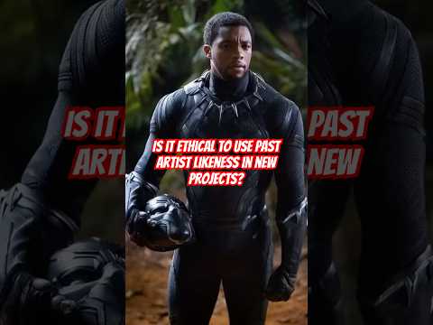 Should We Use Past Artist Likeness In New Projects? ￼#blackpanther #marvel #chadwickboseman