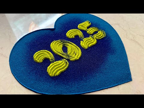 2025 new year special rangoli/ happy new year rangoli/ rangoli designs 2025