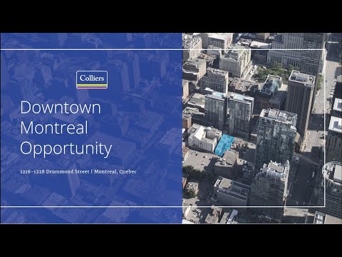 Downtown Montréal Investment Opportunity