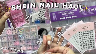 HUGE SHEIN NAIL HAUL! 60+ ITEMS | AFFORDABLE NAIL SUPPLIES | Nail Haul