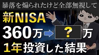 【激動の2024年】新NISAでオルカンとS&P500に1年間積立投資した結果公開