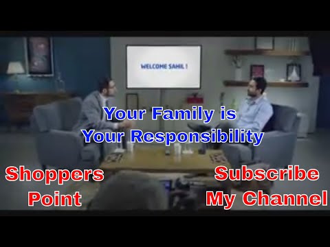 Your family is your responsibility || Don't Forget Your Responsibility || shoppers point