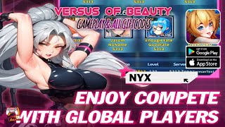 Versus of Beauty Gameplay & 7 Free Giftcodes - Bishoujo Game RPG Android