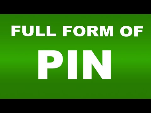 Full Form of PIN | What is PIN Full Form | PIN Abbreviation