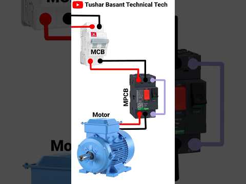 MPCB Face To Motor Connection #shorts