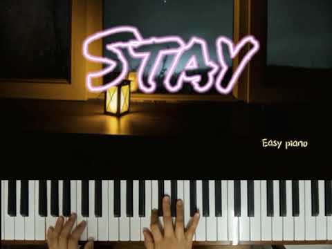 Stay~ The Kid LAROI, Justin Bieber 🎹Easy Piano~ Edited version| 留下吧~简易钢琴(改编版)