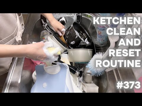 #373 キッチンリセットルーティーン/KITCHEN CLEAN AND RESET ROUTINE.