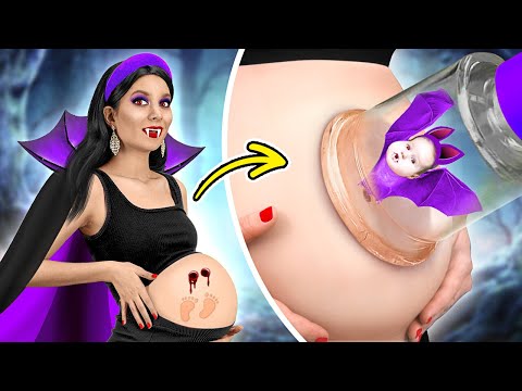 Surviving a Pregnant Vampire Challenge! 🧛‍♀️ *FUNNY STRUGGLES* La La Life Emoji