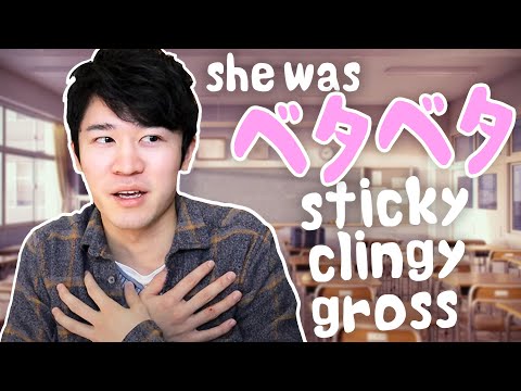 A girl from my Japanese cram school did this behind my back ~ easy Japanese storytime