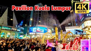 [4K] Pavilion Kuala Lumpur Christmas walk 2024 Pavilion KL Christmas Decorations 吉隆坡 柏威年廣場下雪了聖誕節氣氛濃厚