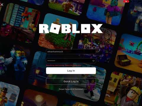 I can’t log Into my Roblox account