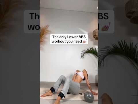 Whoever said it's hard to target our lower abs haven't tried this yet 😌🔥🔥