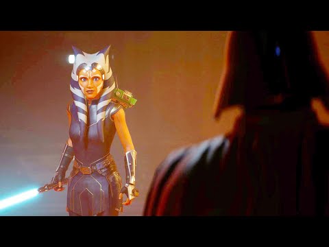 Ahsoka Tano Vs Darth Vader & Trilla Final Boss Fights and Ending PC Mod 4K Ultra HD