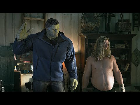 Thor & Hulk & Rocket reunion scene | Avengers: Endgame, 2019 [4K]