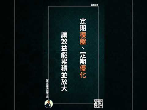 【定期復盤、定期優化，讓效益能累積並放大】