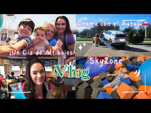 Vlog familiar | Día en SkyZone, Uñas Acrílicas y Problemas con el Auto 🚗💅