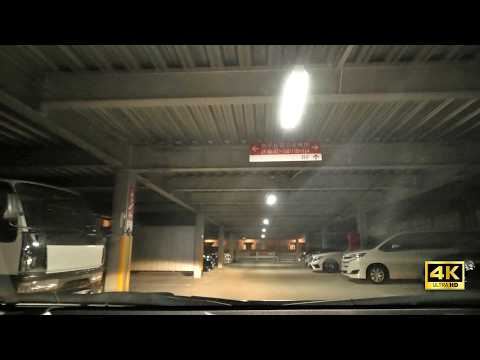 Kumamoto parking garage 4K/30p, Hotel New Gaea  nishikumamotoekimae：Entrance,  Kyushu Japan 2023