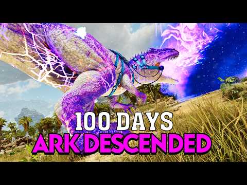 I Spent 100 Days In Ark Descended… Ark’s Craziest Mod