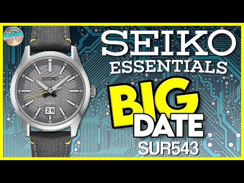 Big Date & Sapphire! | Seiko Esssentials Big Date SUR543