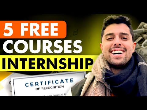 TOP 5 FREE Courses + Certificates  to get a SUMMER INTERNSHIP