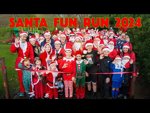 Santa Fun Run for Alice House Hospice, Hartlepool 2024