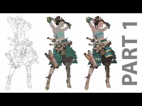 Painting Samurai Girl - Part 1