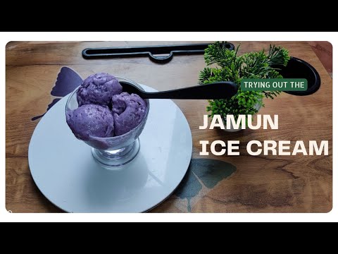 Jamun Ice Cream🌷🩷 | Indian Blackberry Ice Cream | Natural Fruit Recipe | @cookingtochef