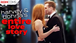 Donna and Harvey's ENTIRE Relationship Timeline | Suits | RomComs