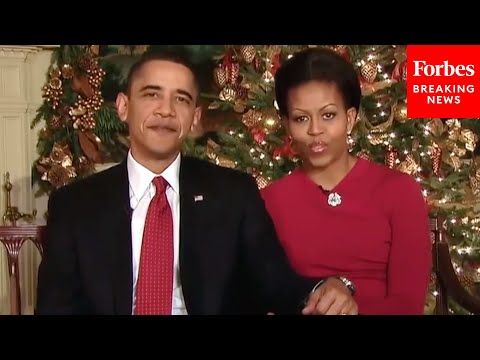 SUPERCUT: President Obama And First Lady Michelle Obama Wish Everyone Many Merry Christmases