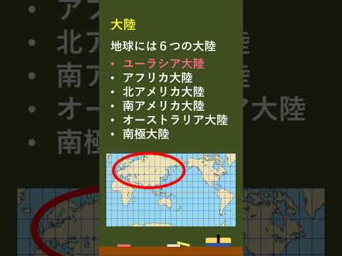 [AI音読]  地理：大陸と海洋 －オンライン無料塾「ターンナップ」－ #ターンナップ #地理