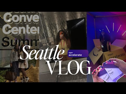 AMAZON ACCELERATE 2024 VLOG + exploring Seattle and networking