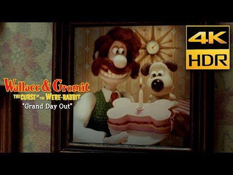 Wallace & Gromit The Curse of the Were-Rabbit  (2005) • "A Grand Day Out" • 4K HDR & HQ Sound