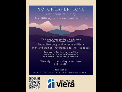 PSA for Captain Toti's ministry for active duty, reservists, and veterans, "No Greater Love"